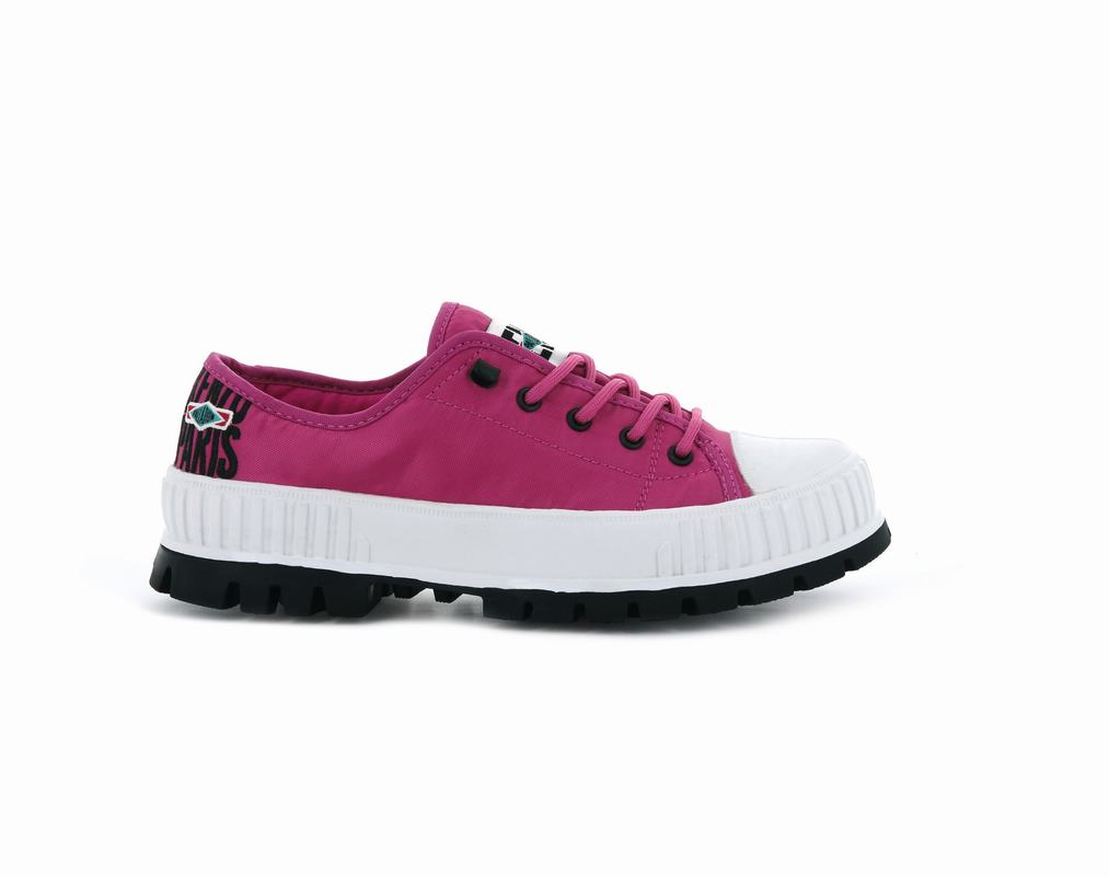 Palladium Pallashock Low By Kenzo Mens Low Top Sneakers Pink Australia [YGMQBV-710]